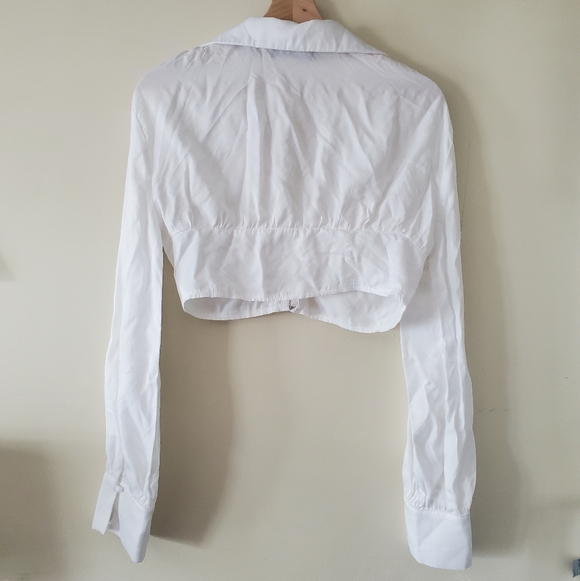Cider Women's White Long Sleeve Top - Picture 3 of 3